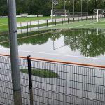 wateroverlast kunstgras en gras sportveld